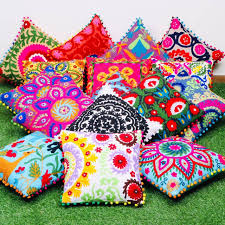 Suzani Embroidery Cushion Cover